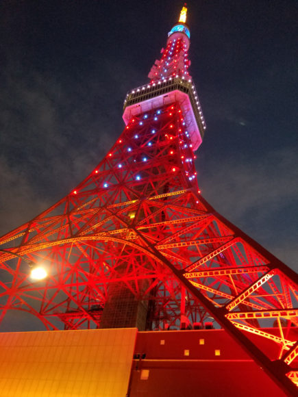 クリスマスの東京タワー(本物)
